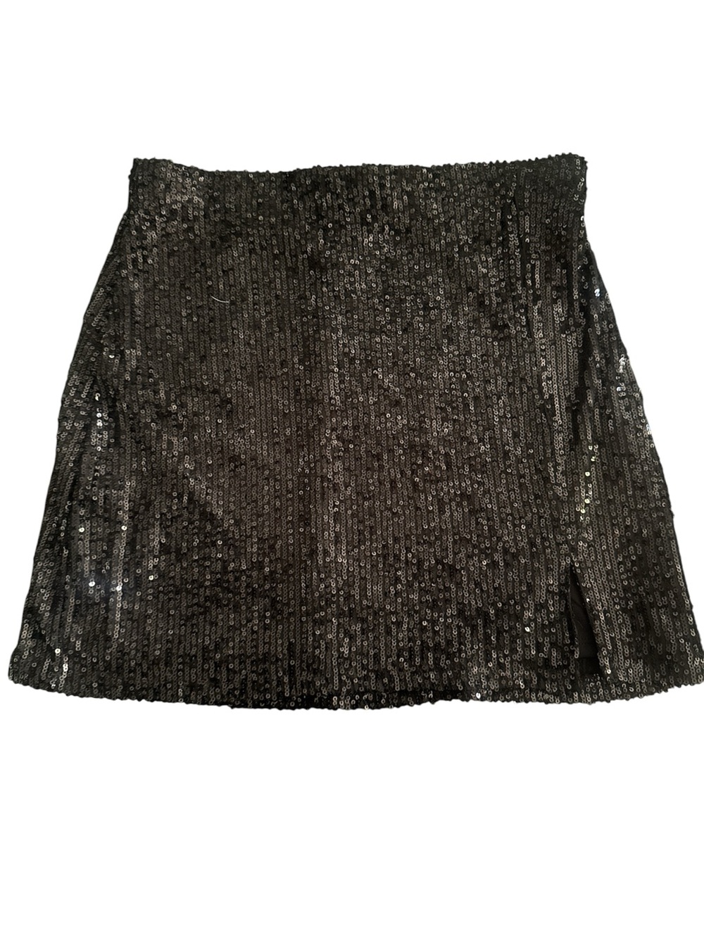 art class Black Sequin Mini Skirt